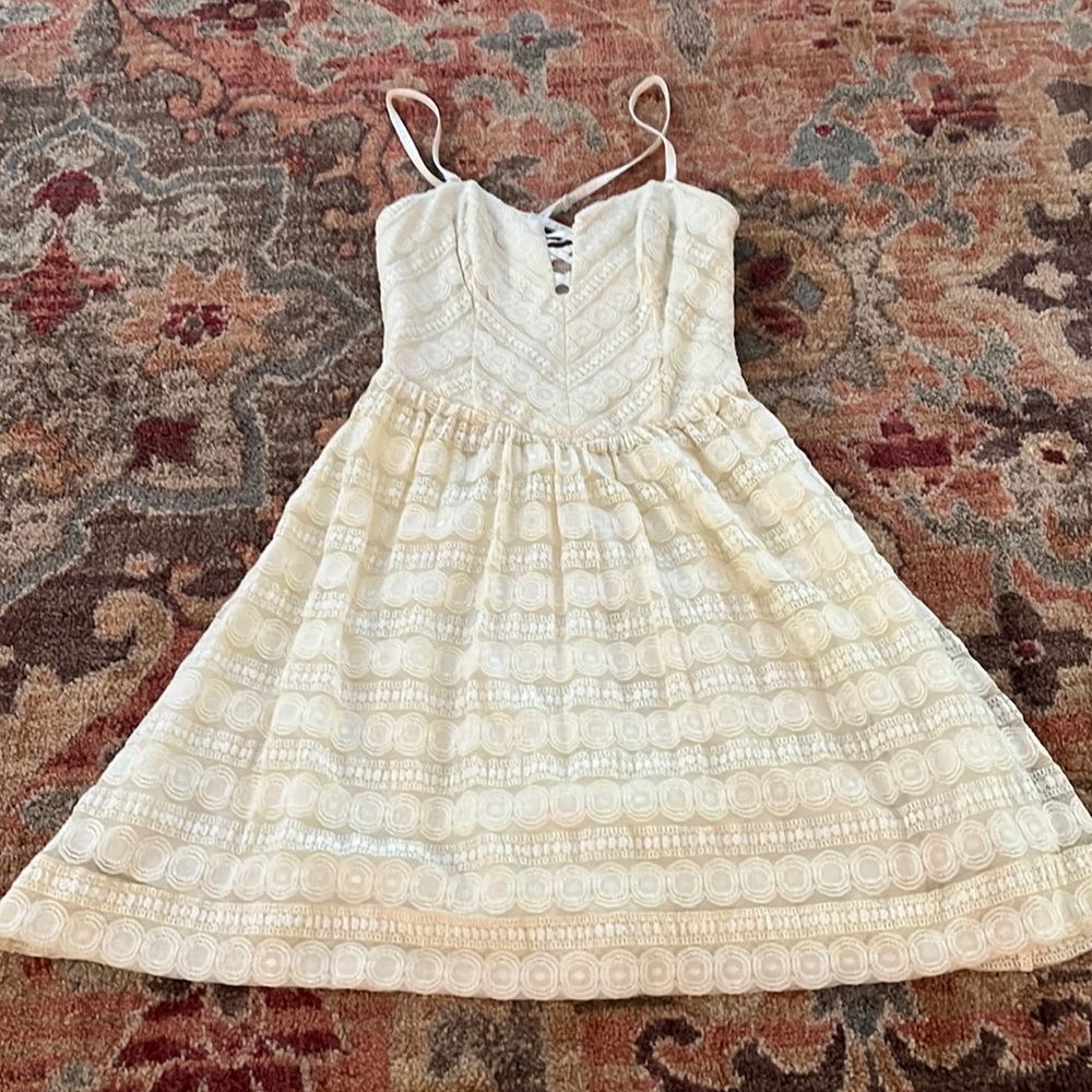 Cream guess mini dress